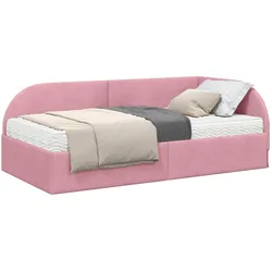 vidaXL, Bett, Eckbettgestell (90 x 200 cm)