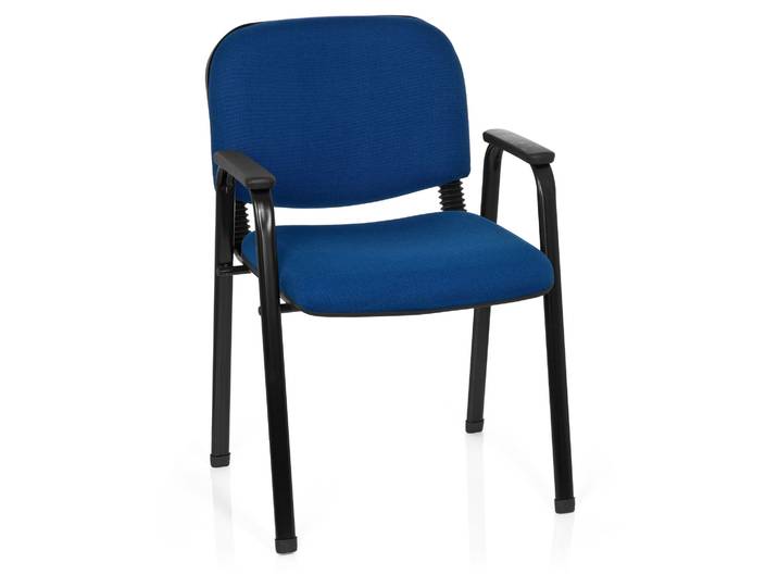 Chaise Visiteur / Chaise Xt 650 Noir/bleu Hjh Office