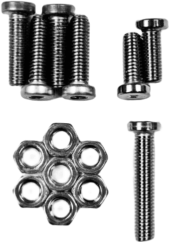 Lapco TiPX Stainless Steel Hardware Kit