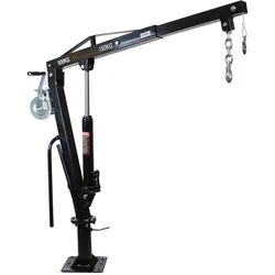 Wiltec, Seilzug + Werkstattkran, Pickup Kran Ladekran bis 1770mm 500kg 360° Seilwinde Bodenmontage