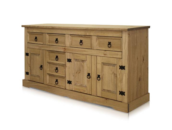 CORTON Sideboard II, Material Massivholz, Kiefer gewachst