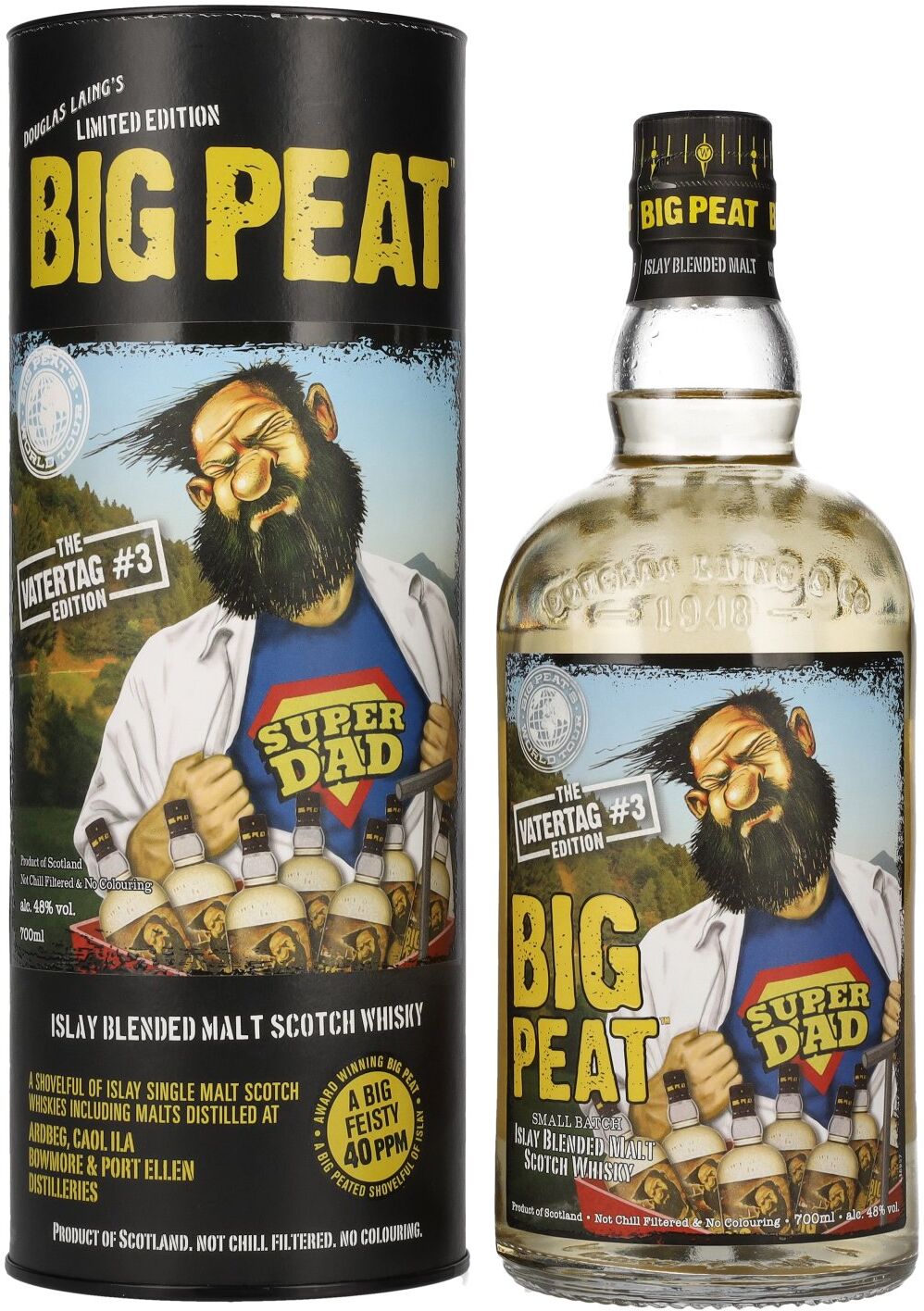 Douglas Laing & Co. Douglas Laing BIG PEAT The VATERTAG Edition Batch #3 48% Vol. 0,7l in Geschenkbox