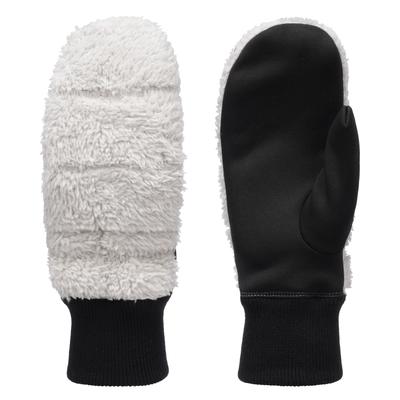 Fäustlinge LUHTA "LUHTA NEVALA", Damen, Gr. S (7/7,5), schwarz-weiß (powder), Obermaterial: 100% Polyester, Handschuhe Fäustlinge, mit gepolsterter Rückhand
