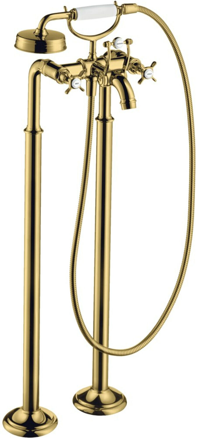 Hansgrohe Fertigmontageset Axor Montreux Zwei-Griff-Spültischarmatur, boden, m KrG, po gol opt (16547990)