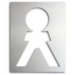 Türschild ethno aus Aluminium Herren