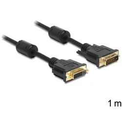 DeLOCK DVI-D/DVI-D 1m DVI-Kabel Schwarz