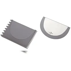 Küchenprofi Teigschaber-Set Vario Bake 3-teilig Edelstahl Silikon Backhelfer