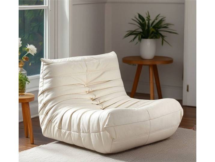 Xlmoebel Sessel Weißer Designer-Sessel kompakt und luxuriös Sofort (Sessel), Hergestellt in Europa