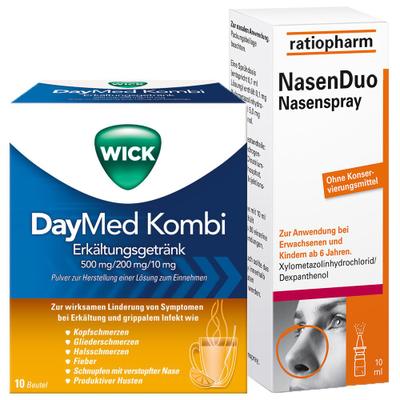 Schnupfenset Wick DayMed Kombi + Nasenduo Nasenspray 1 St Set