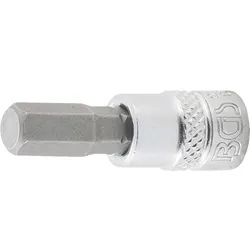BGS Bit-Einsatz Antrieb Innenvierkant 6,3 mm (1/4") Innensechskant 9/32" - 2746