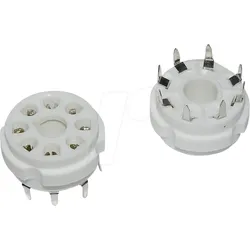 TUBE S 8 PRKF - Röhrenfassung, Octal K8A 8-Pin, Kelchfeder