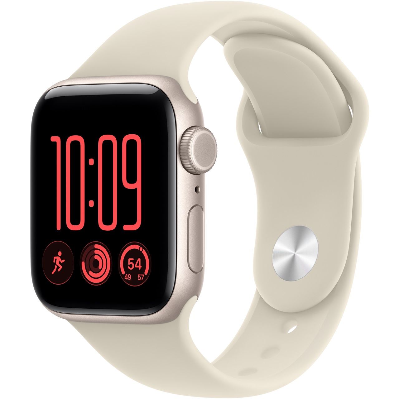 Apple Watch SE 3 2026 Aluminium Cellular 40mm Polarstern (Sportarmband sand) M/L