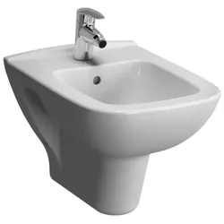 VitrA S20 Wand-Bidet 5508L003-1046 36x52cm, Überlauf/Hahnloch mittig, weiß
