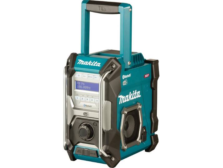 Makita MR004G, Arbeitsort, Analog & Digital, DAB+, FM, 87,5 - 108 MHz, 1-Weg, Blau