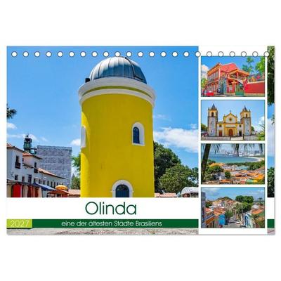 Olinda - eine der ältesten StädteRecifes (Tischkalender 2027 DIN A5 quer), CALVENDO Monatskalender