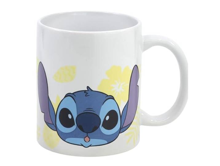 Stor Mug en Céramique Stitch 325ml - Mug de Petit-Déjeuner avec Design Original en Sublimation - Produit Officiel Marvel - Idéal pour Café et Thé
