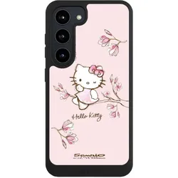 Nivocase Handyhülle für Samsung Galaxy S23 Hülle NIVOpure Case Schwarz Fanartikel Hanami Hello Kitty (Samsung Galaxy S23), Smartphone Hülle, Schwarz