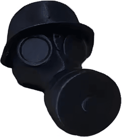 Inspire Curations Gas Mask Beer Bottle Topper Reusable Airtight Bottle Cap black A