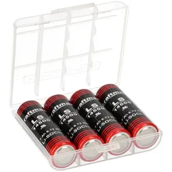 4x Kraftmax Lithium 3,6V Batterie ER14505 LS14500 AA - Zelle + Box Mignon