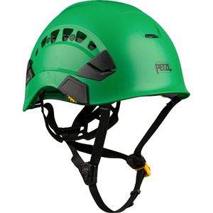 Petzl Schutzhelm Vertex Vent, EN 397, EN 12492, mit 6-Punkt-System & Kinnriemen, Größe 53-63, grün
