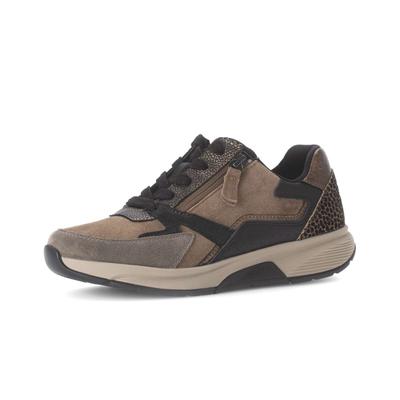 Sneaker GABOR "Sneaker low", Damen, Gr. 36, braun, Schuhe Sneaker