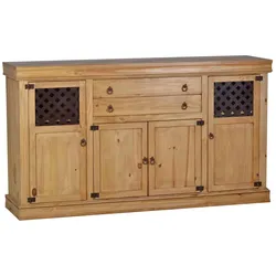 Mexico Sideboard Massivholz Pinie  Mexiko Möbel Mexikanisch