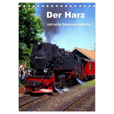 Der Harz und seine Sehenswürdigkeiten (Tischkalender 2027 DIN A5 hoch), CALVENDO Monatskalender