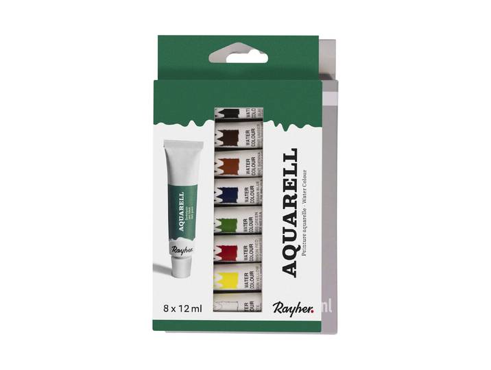 Künstler-Set Aquarellfarben 8 Farben