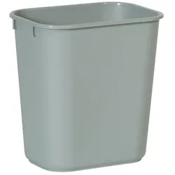 Rubbermaid rechteckiger Abfallbehälter aus Polyethylen | 12,9 Liter, HxBxT 30,8x21x29cm | Grau von PROREGAL