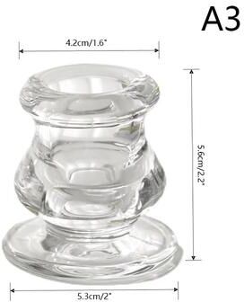 Uplift Essentials Nordic Novelty Glass Candle Holder a3