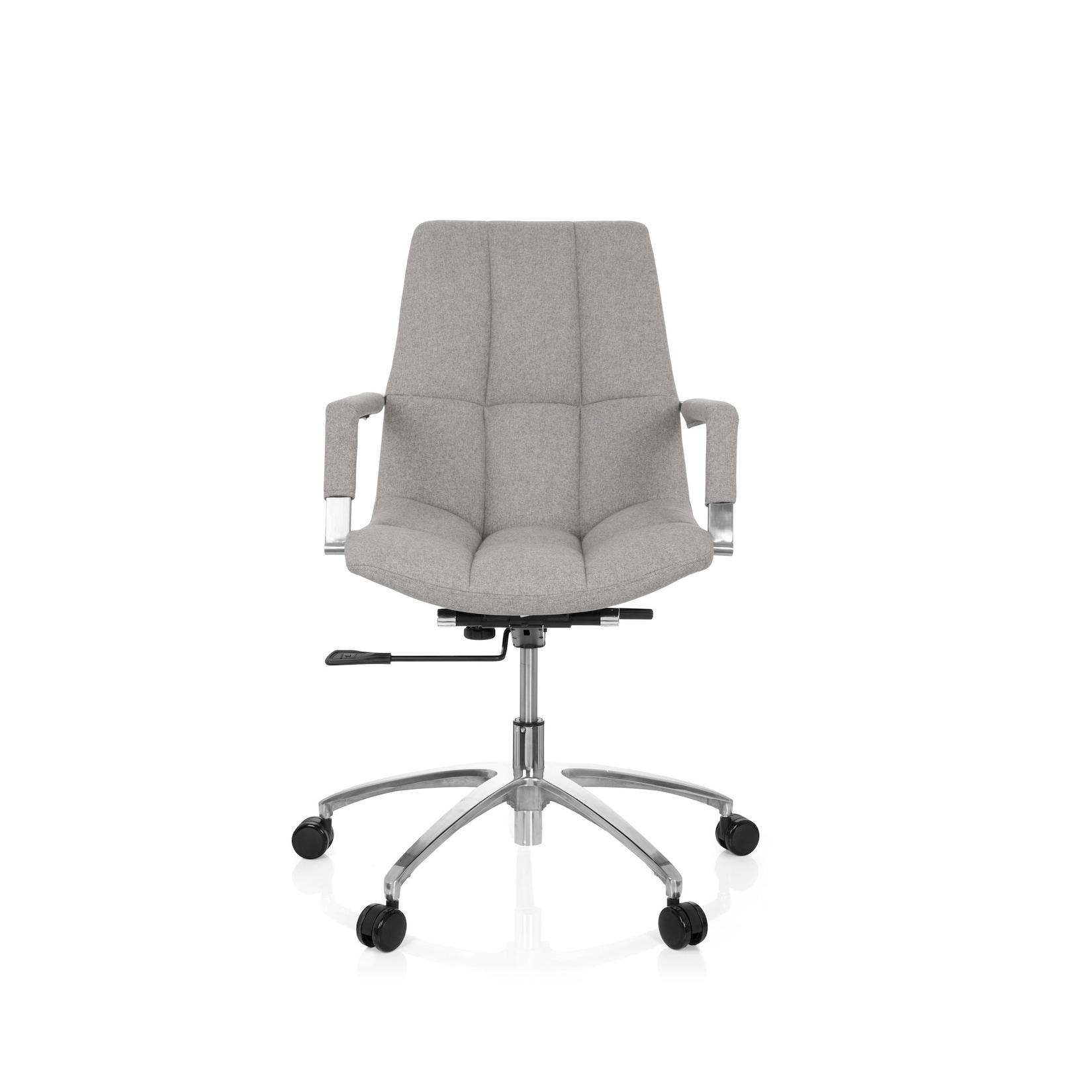 hjh OFFICE Home Office Bürostuhl SARANTO Stoff mit Armlehnen