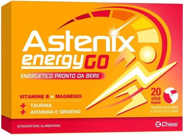 Astenix Energy Go Integratore Energetico Antiaffaticamento 20 Bustine