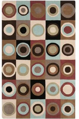 SAFAVIEH Handmade Soho Jetske Checkers N.Z. Wool Rug