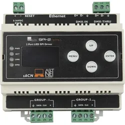 Showtec SPI-2 Install DIN-rail