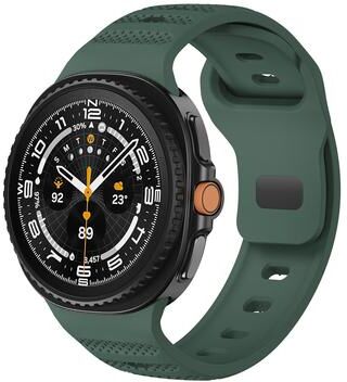 Everyday Crate Samsung Galaxy Watch8 Classic Silicone Watch Band Dots Texture Adjustable Replacement Strap meditation Green
