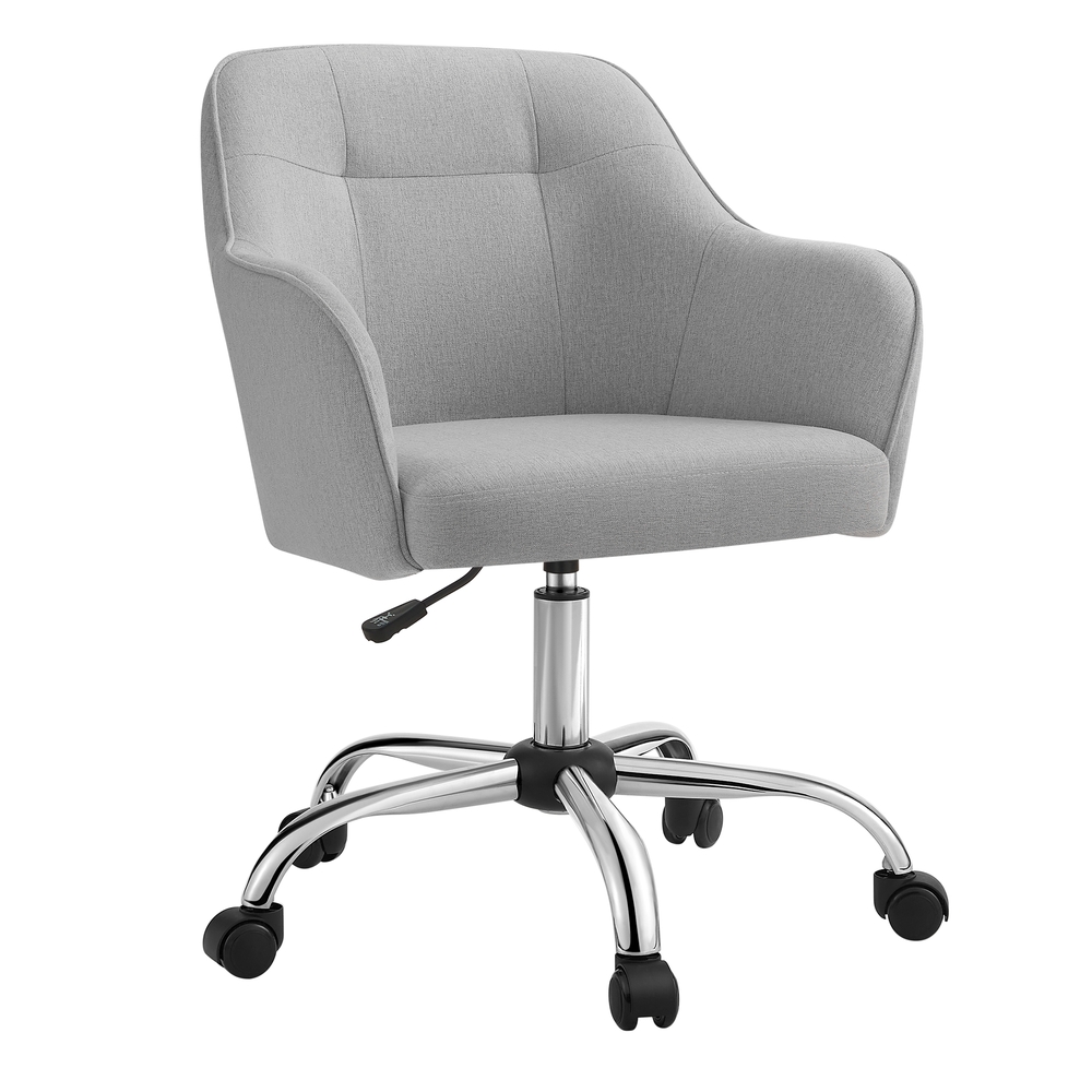 SONGMICS Bürostuhl hellgrau OBG019G02