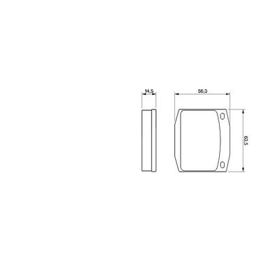 Bosch Bremsbelagsatz, Scheibenbremse [Hersteller-Nr. 0986463911] für Nissan