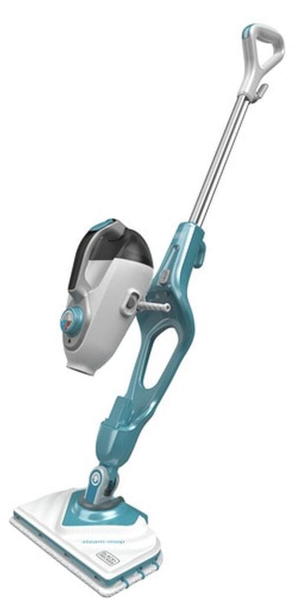Black+Decker BHSM1610DSM Draagbare stoomreiniger, 1600 watt, 0,5 liter, wit