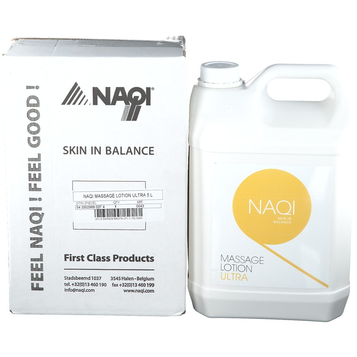 Naqi Massage Lotion Ultra Nieuwe Formule 5 l