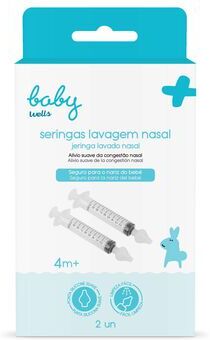 Baby Wells Kit Seringas de Lavagem Nasal 2 un