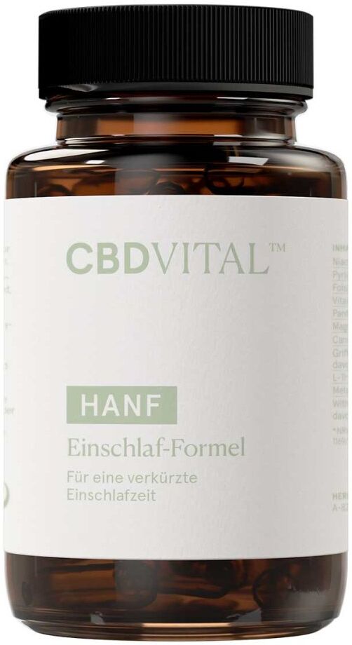 Hanf Einschlaf-Formel CBD VITAL Kapseln 60stk