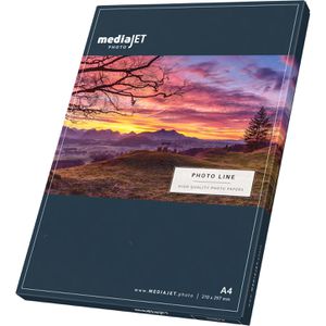 mediaJET Fotopapier PMC 200FD, für Inkjet, A4, 200 g/m², seidenmatt, 50 Blatt
