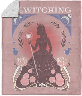 Wicked Bewitching Silk Touch Sherpa Throw Blanket 50x60 inches by THE NORTHWEST GROUP in Bewitching (Size OS)