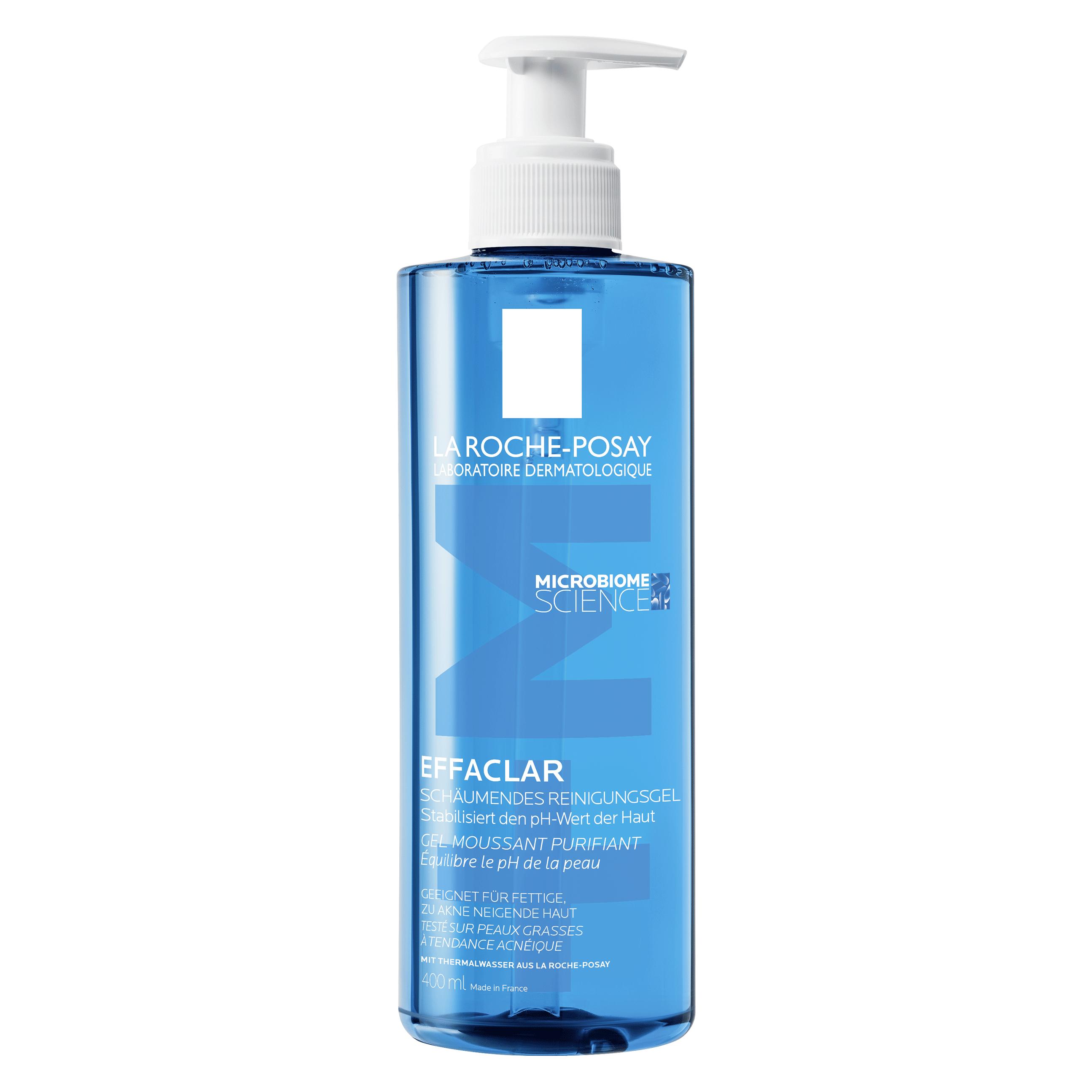 La Roche Posay Effaclar Schäumendes Reinigungsgel für zu Akne neigende und fettige Haut (Reinigungsgel, 400 ml) (022879)