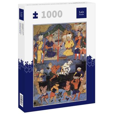 Lais Puzzle Iranischer Meister - Alexander baut eine Mauer gegen Gog und Magog 1000 Teile
