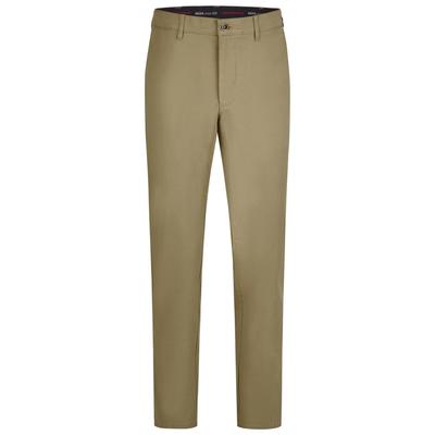 Chinohose BRÜHL "London", Herren, Gr. 27, EURO-Größen, sand, 98% Baumwolle, 2% Elasthan, unifarben, lang, Hosen Chinohose, mit High-Stretch und wasserabweisender Funktion