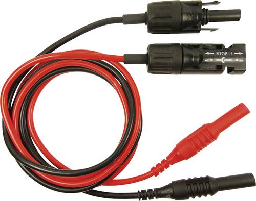 Cliff CIH7250 Messleitungs-Set MC-Stecker, MC-Buchse Stecker 4mm 1.00m Rot, Schwarz 1St.