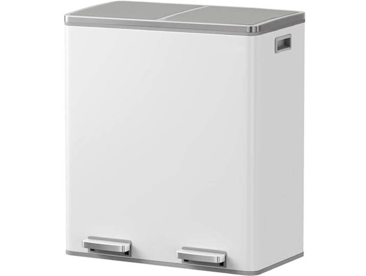 Kitchen Move Abfalleimer für die Mülltrennung 60 L MAJOR Weiß
