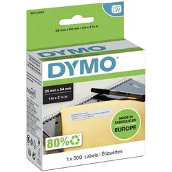 DYMO® Original Etikett für LabelWriter™, Rücksendung - weiss - permanent haftend, 1 x 500 Etiketten