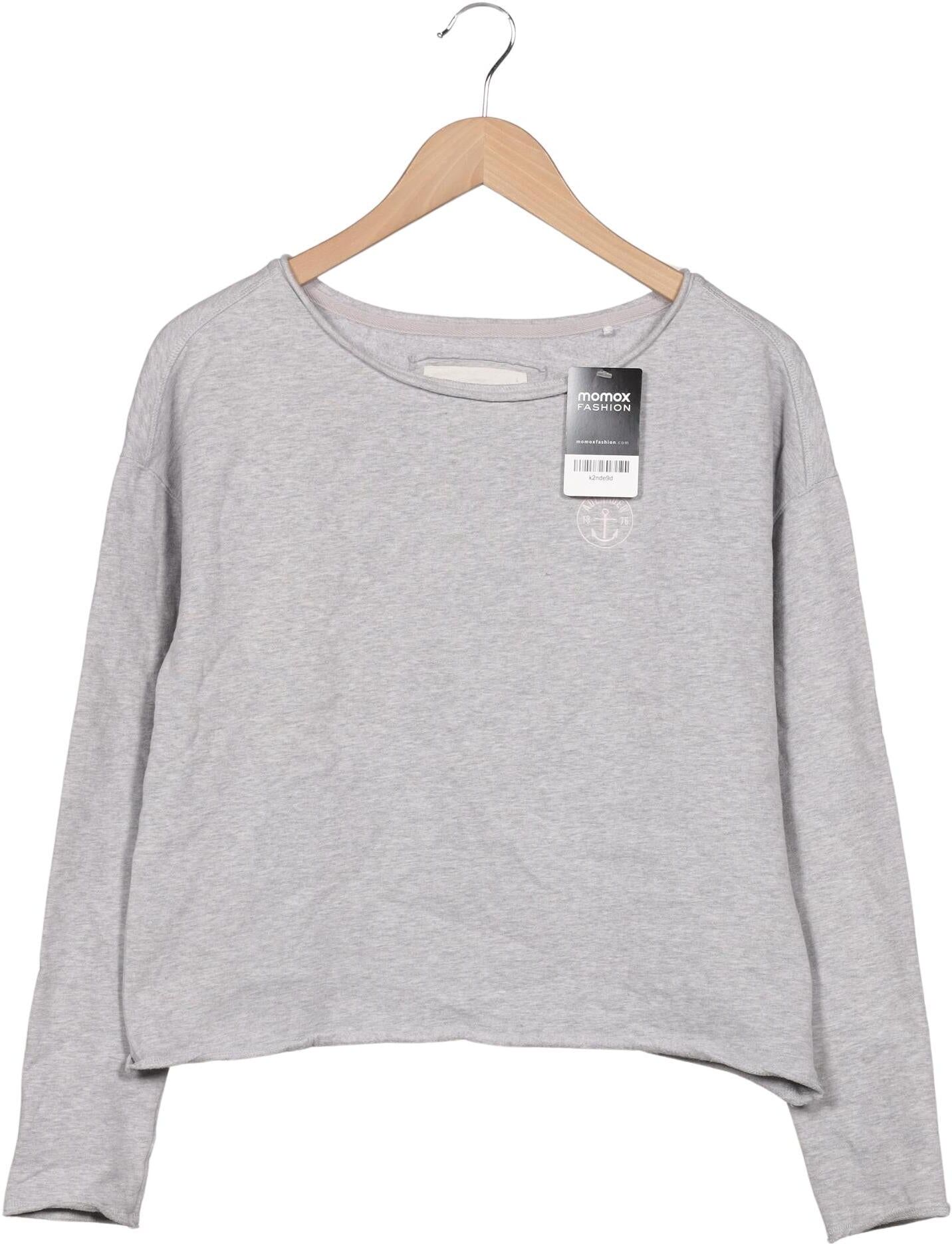 Adenauer & Co Damen Sweater, Grau, Gr. S, Baumwolle - Second Hand